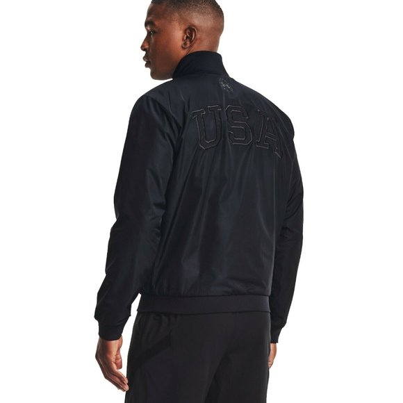 Under Armour Project Rock x Freedom Veteran's Day Men's S-XXL Bomber Jacket - Picture 9 of 16